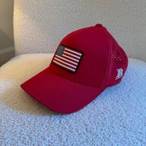 NWOT! Branded Bills Old Glory Curved Elite Hat in Red